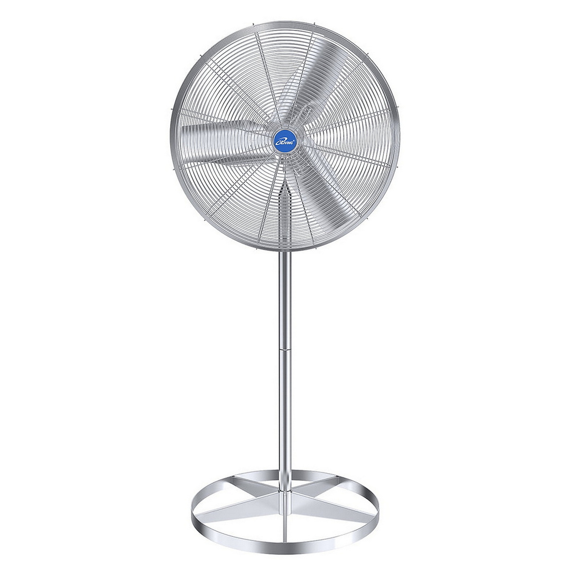 iLiving Pedestal Washdown Fan — 24in., 7200 CFM, 1/4 HP, Single Phase, 115/230V, Model# ILG8WD24-2P